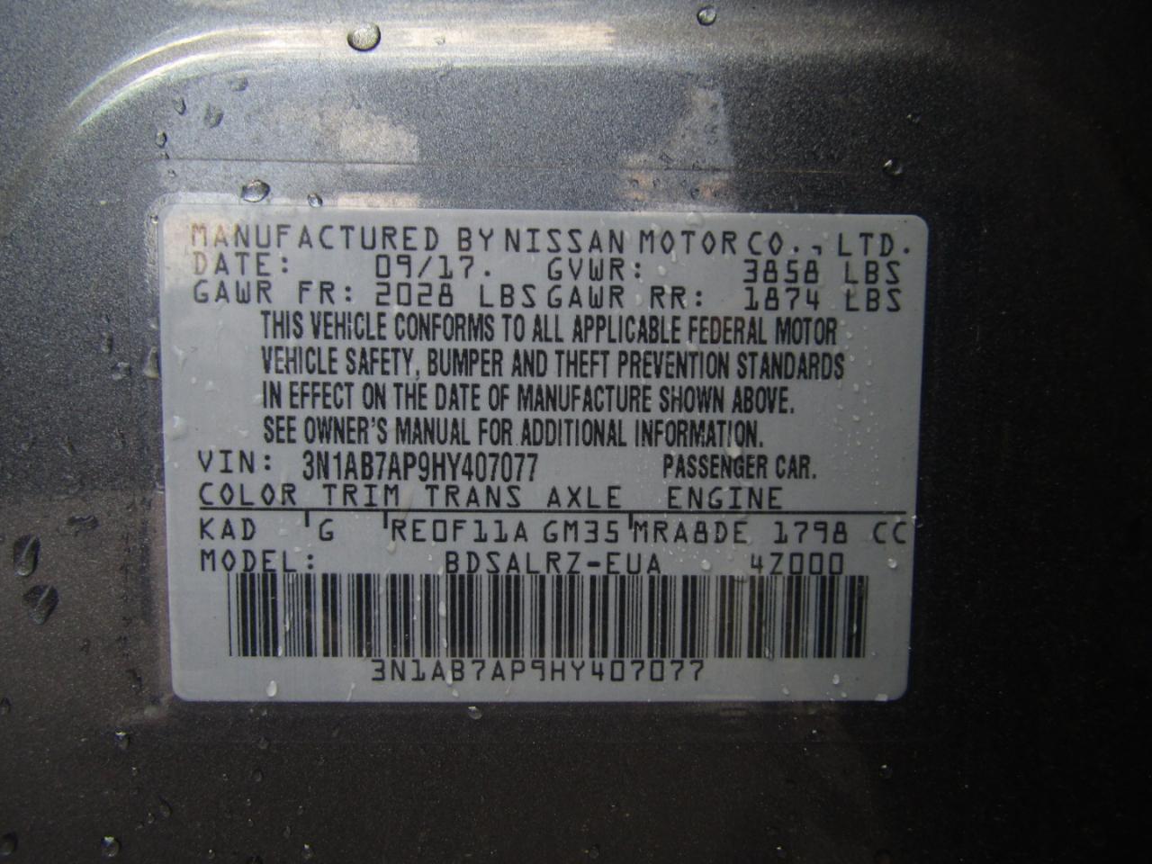 Nissan Sentra SR 2017