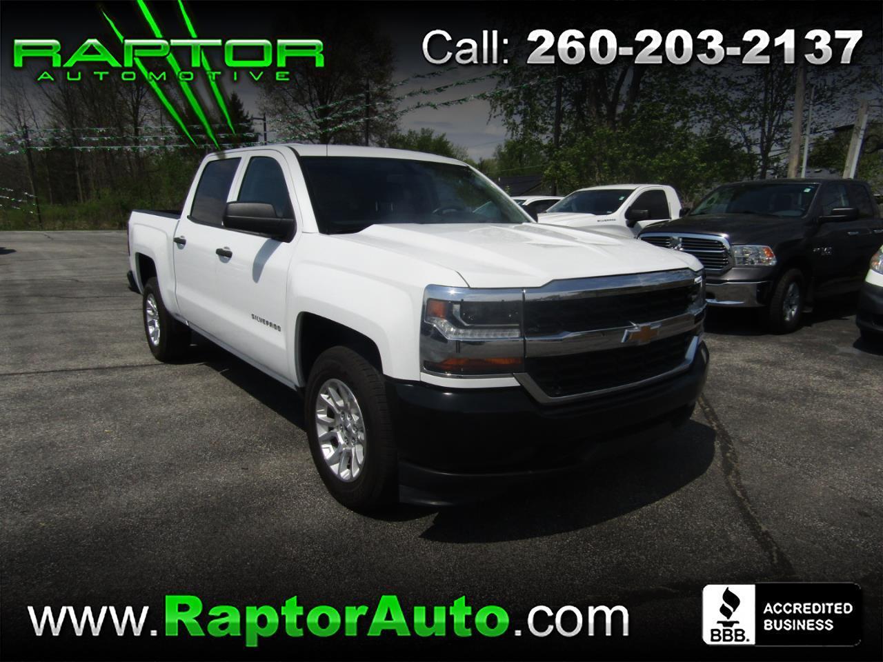 2018 Chevrolet Silverado 1500 Work Truck Crew Cab Long Box 2WD