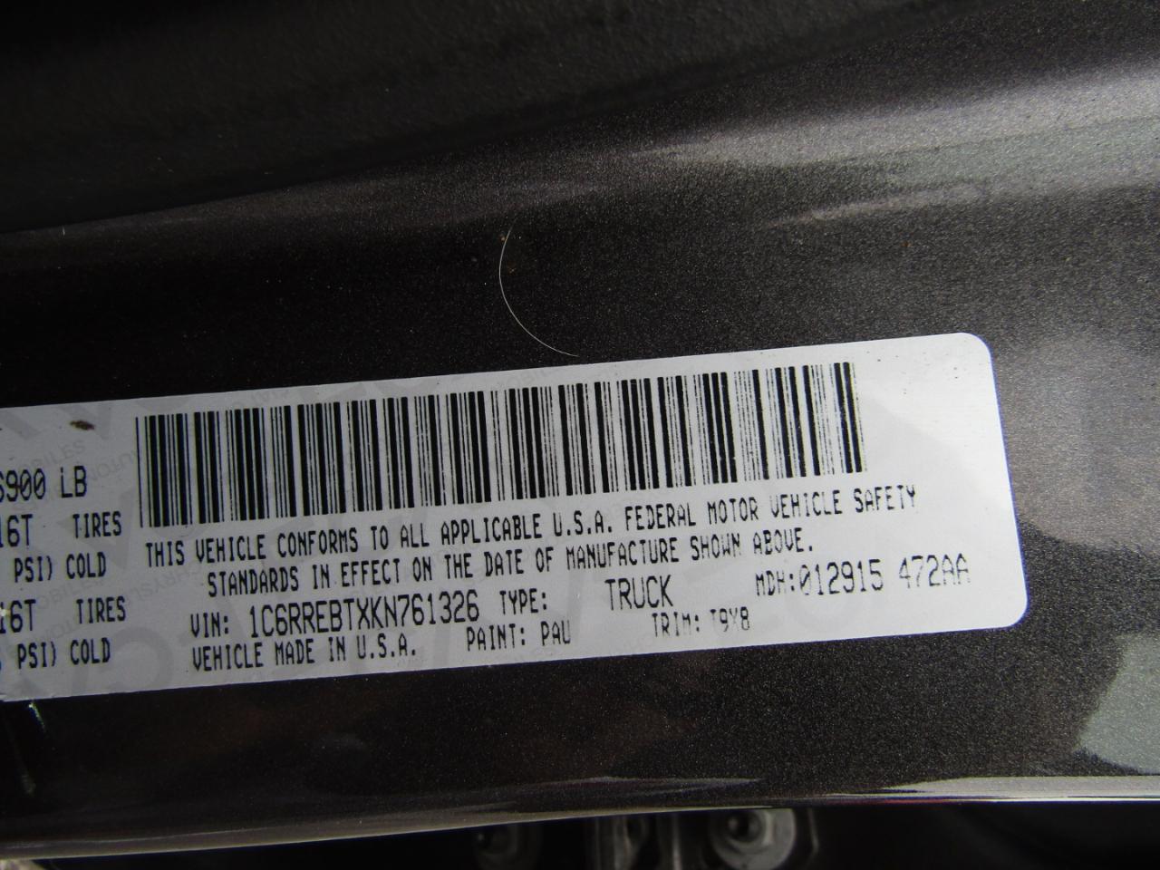 RAM 1500  2019