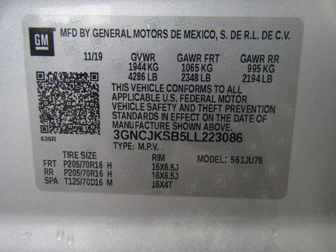 Chevrolet Trax LS 2020