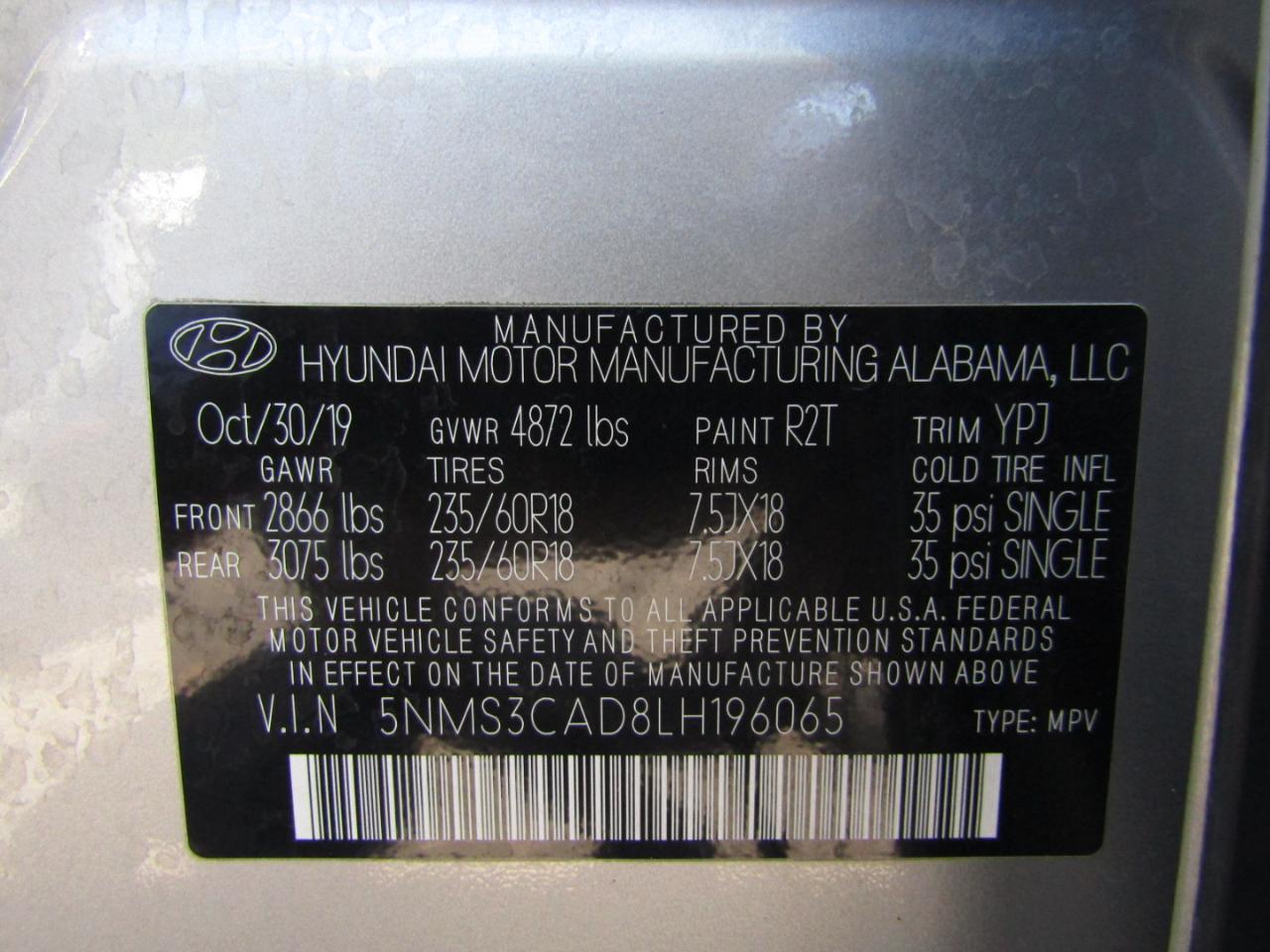 Hyundai Santa Fe  2020