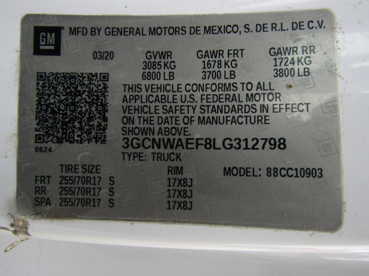 Chevrolet Silverado 1500  2020