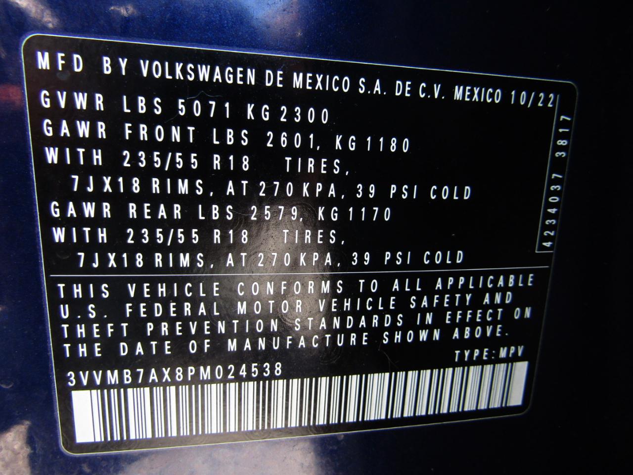 Volkswagen Tiguan SE 4Motion 2023