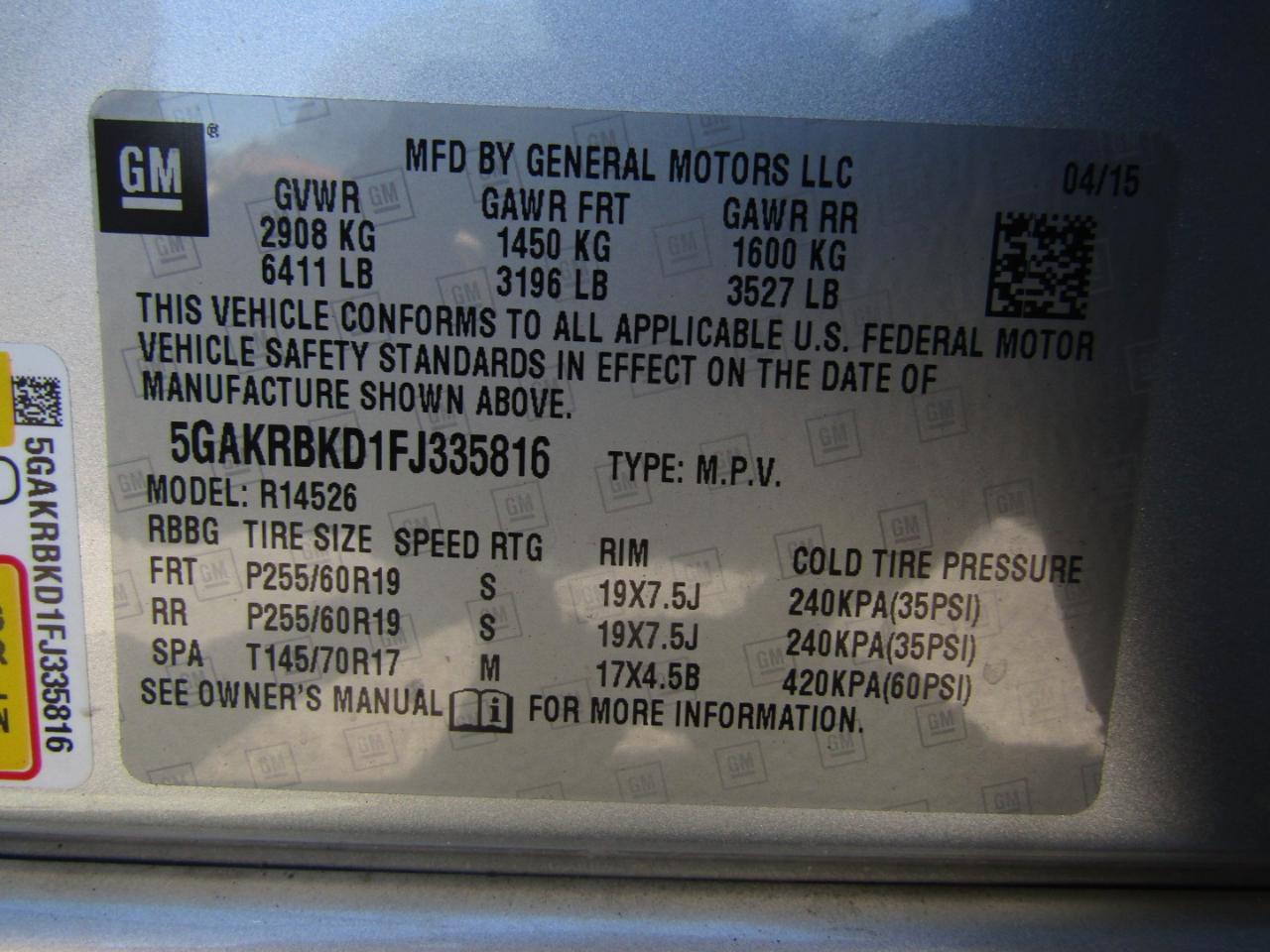 Buick Enclave Leather 2015