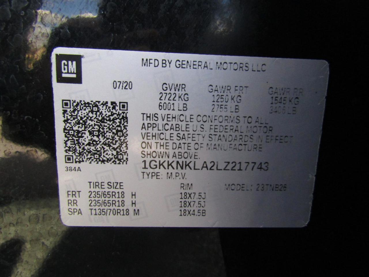 GMC Acadia SLE 2020