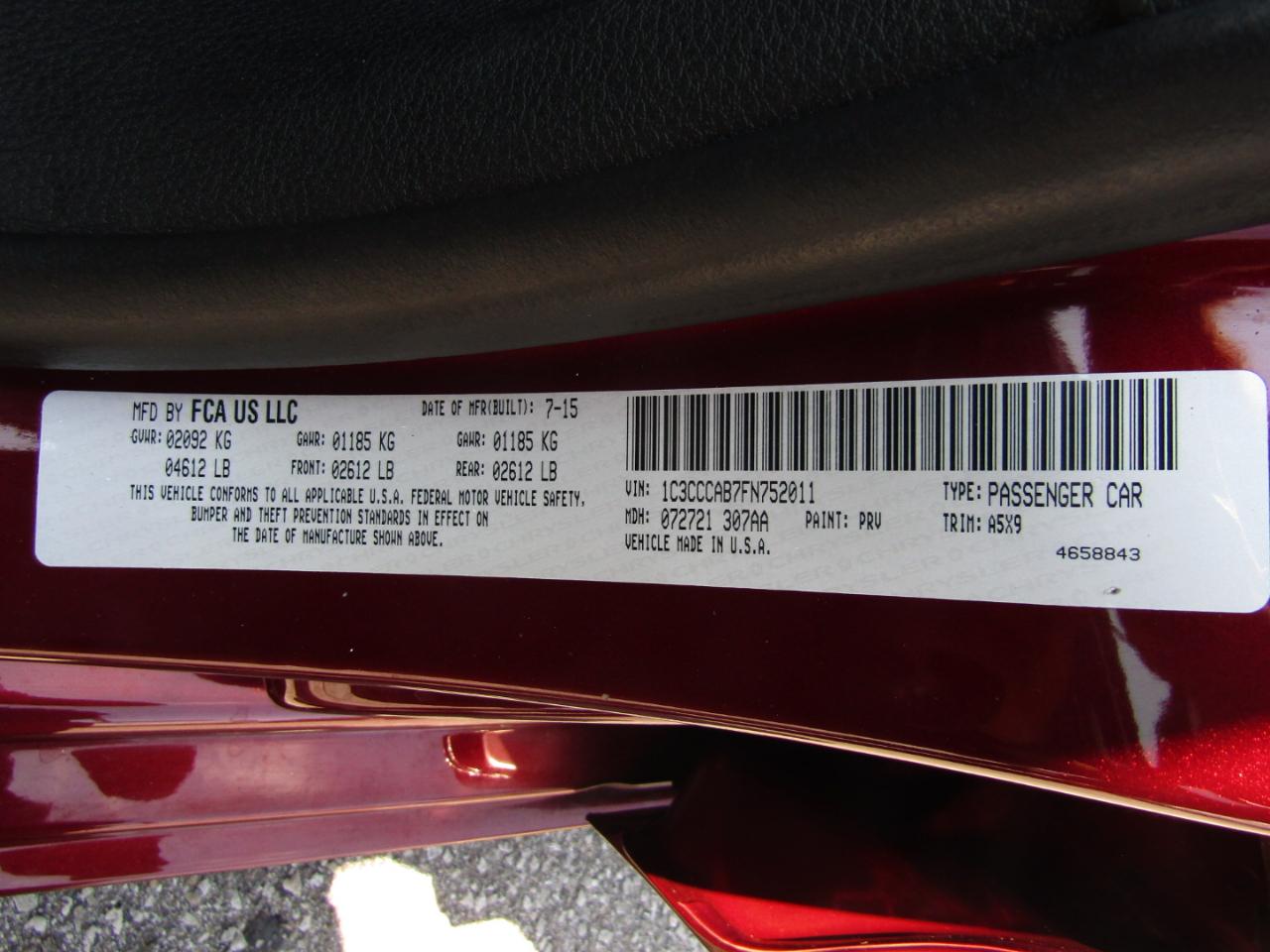 Chrysler 200 Limited 2015