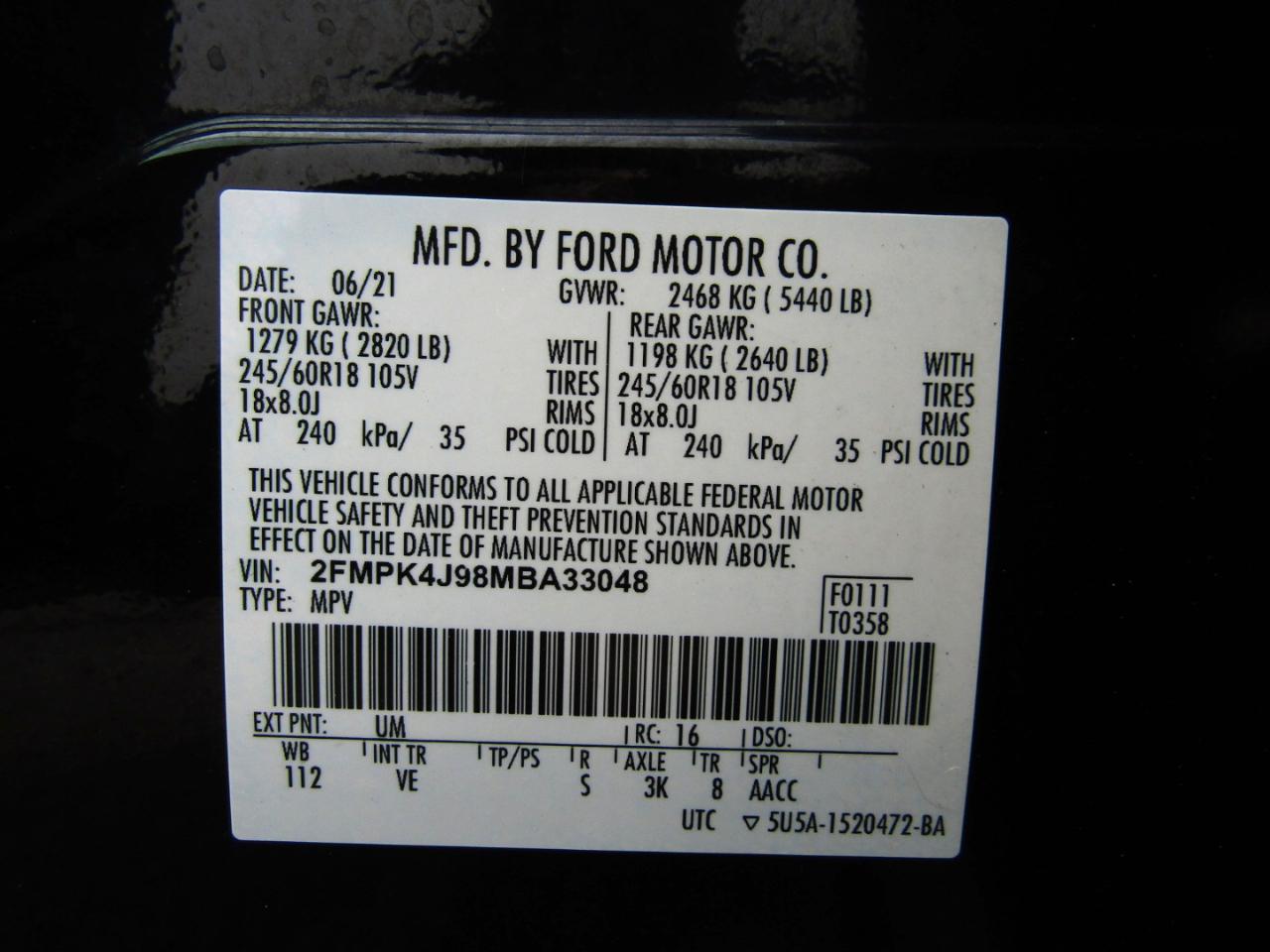Ford Edge SEL AWD 2021