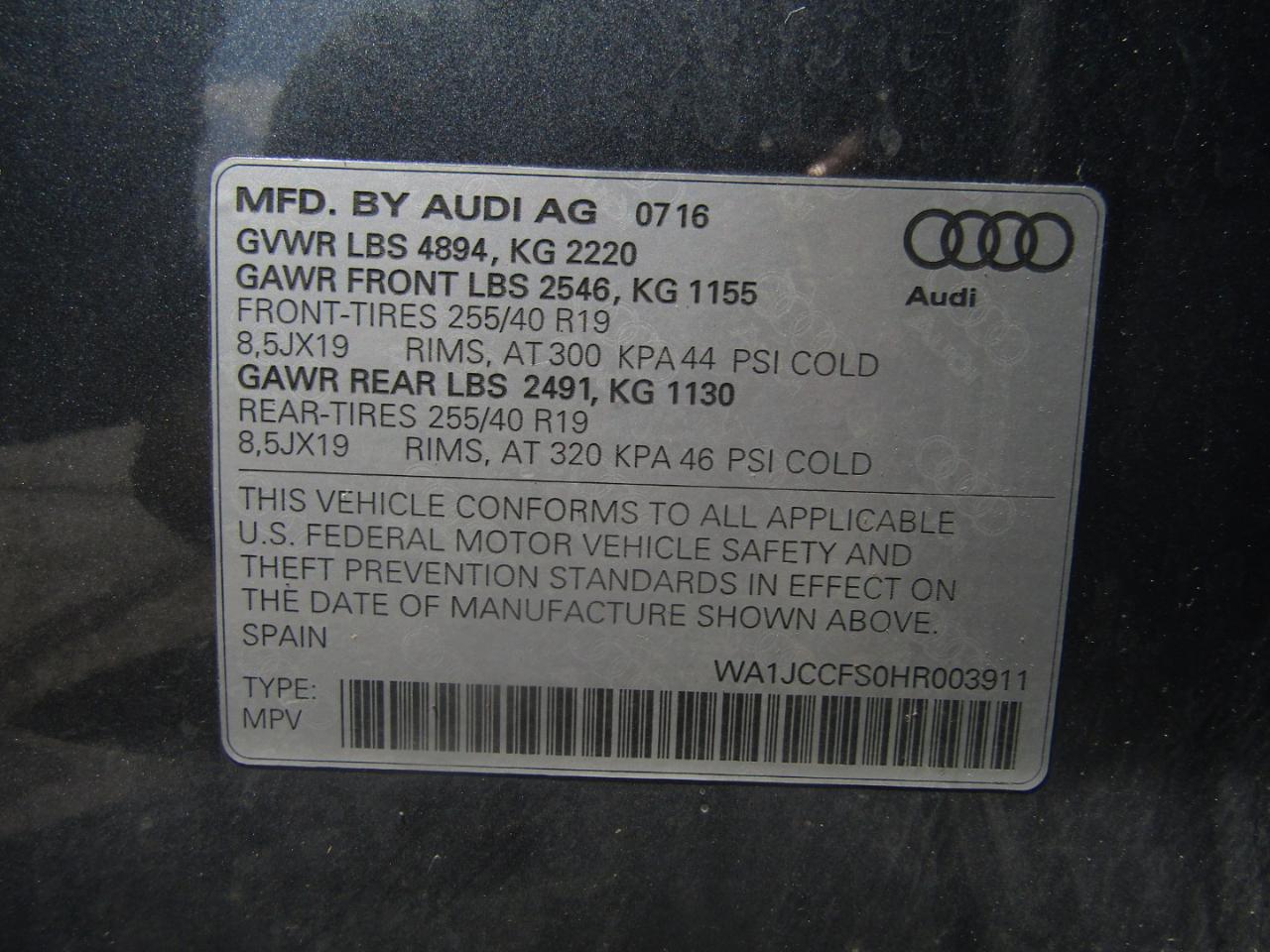 Audi Q3 Premium Plus quattro 2017