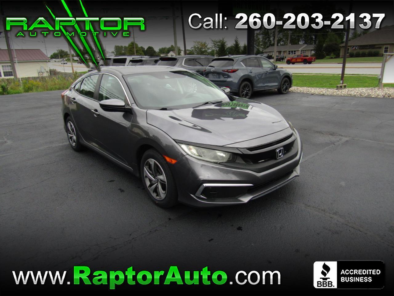 2019 Honda Civic LX Honda Sensing Sedan CVT