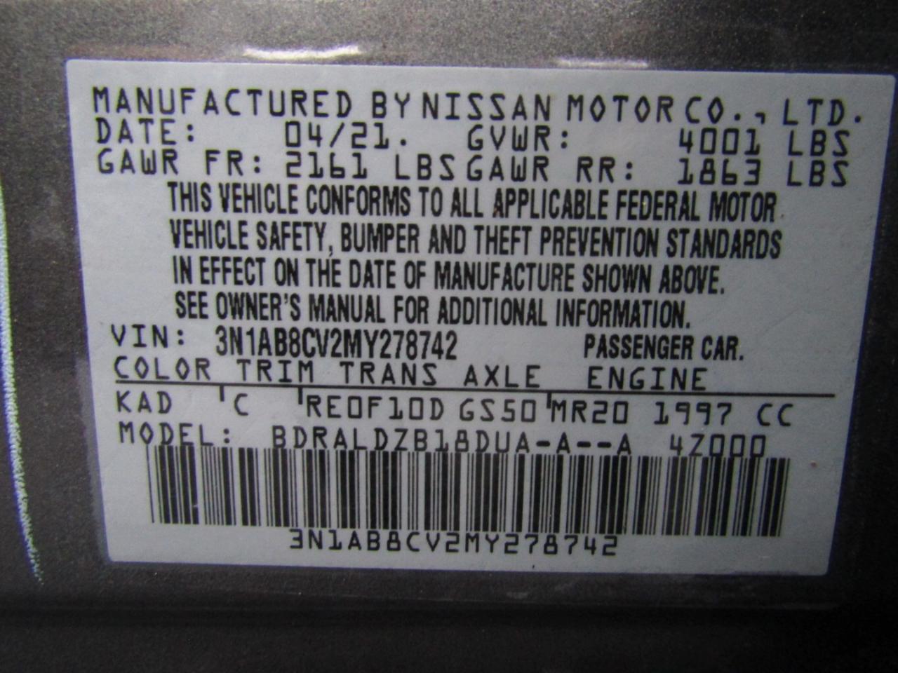 Nissan Sentra SV 2021
