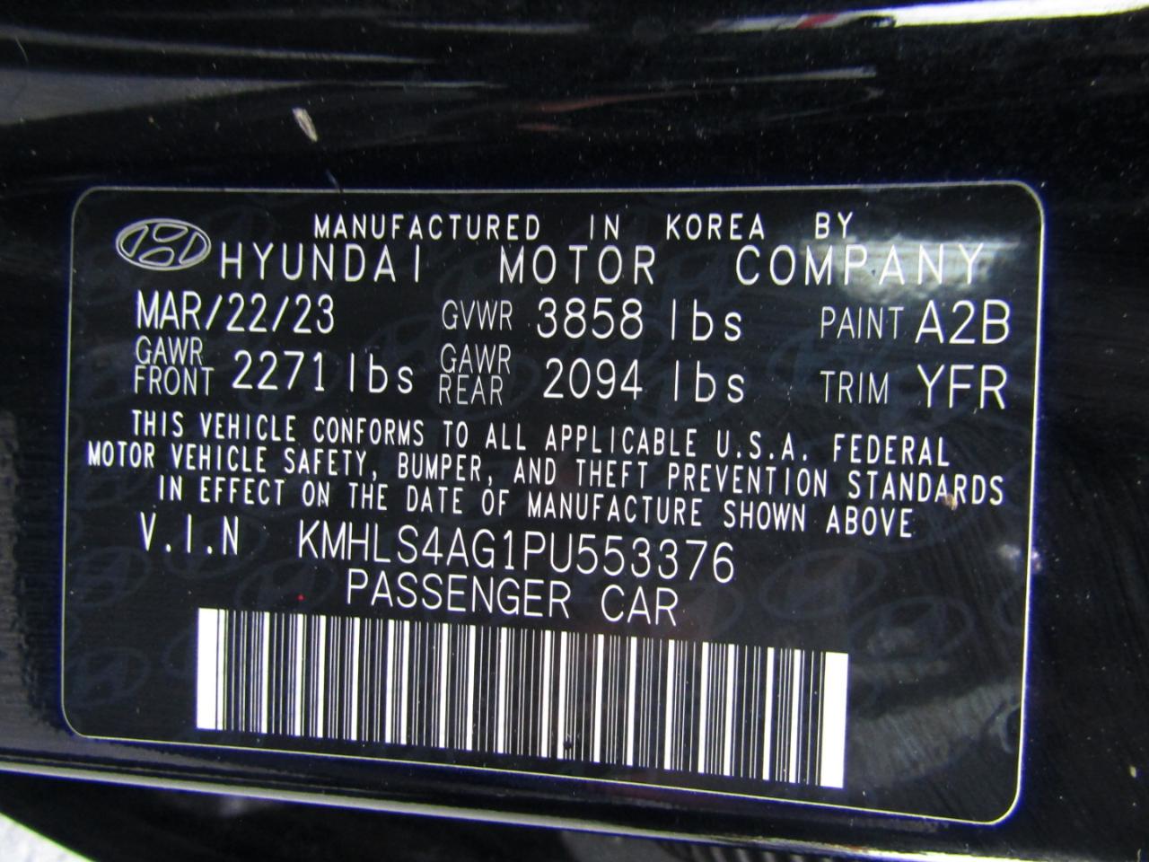 Hyundai Elantra SEL 2023