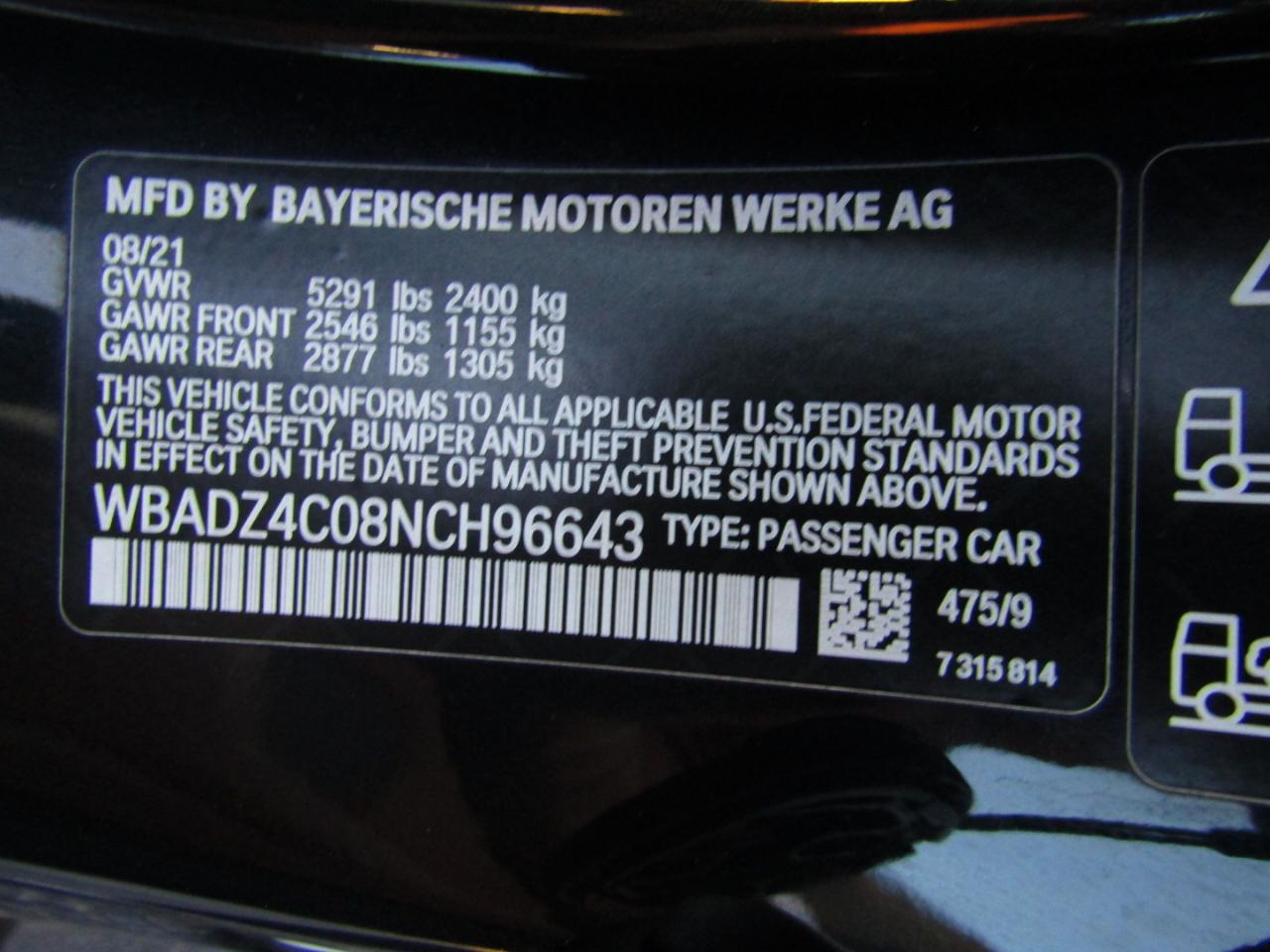 BMW 8-Series 840i xDrive Convertible 2022