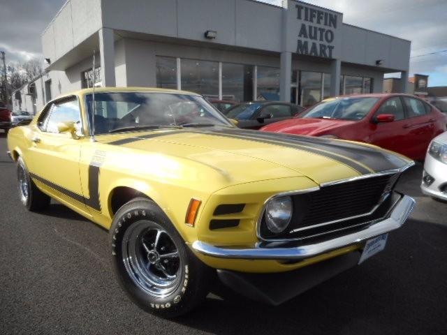 Yellow 1970 Ford Mustang Coupe Manual