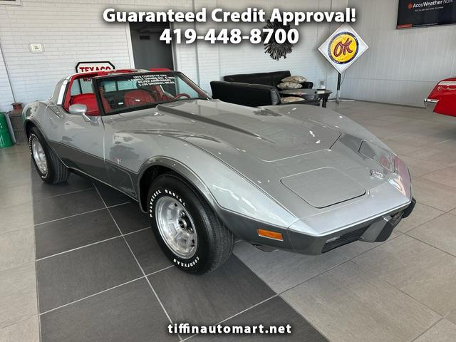 Silver 1978 Chevrolet Corvette Coupe Automatic