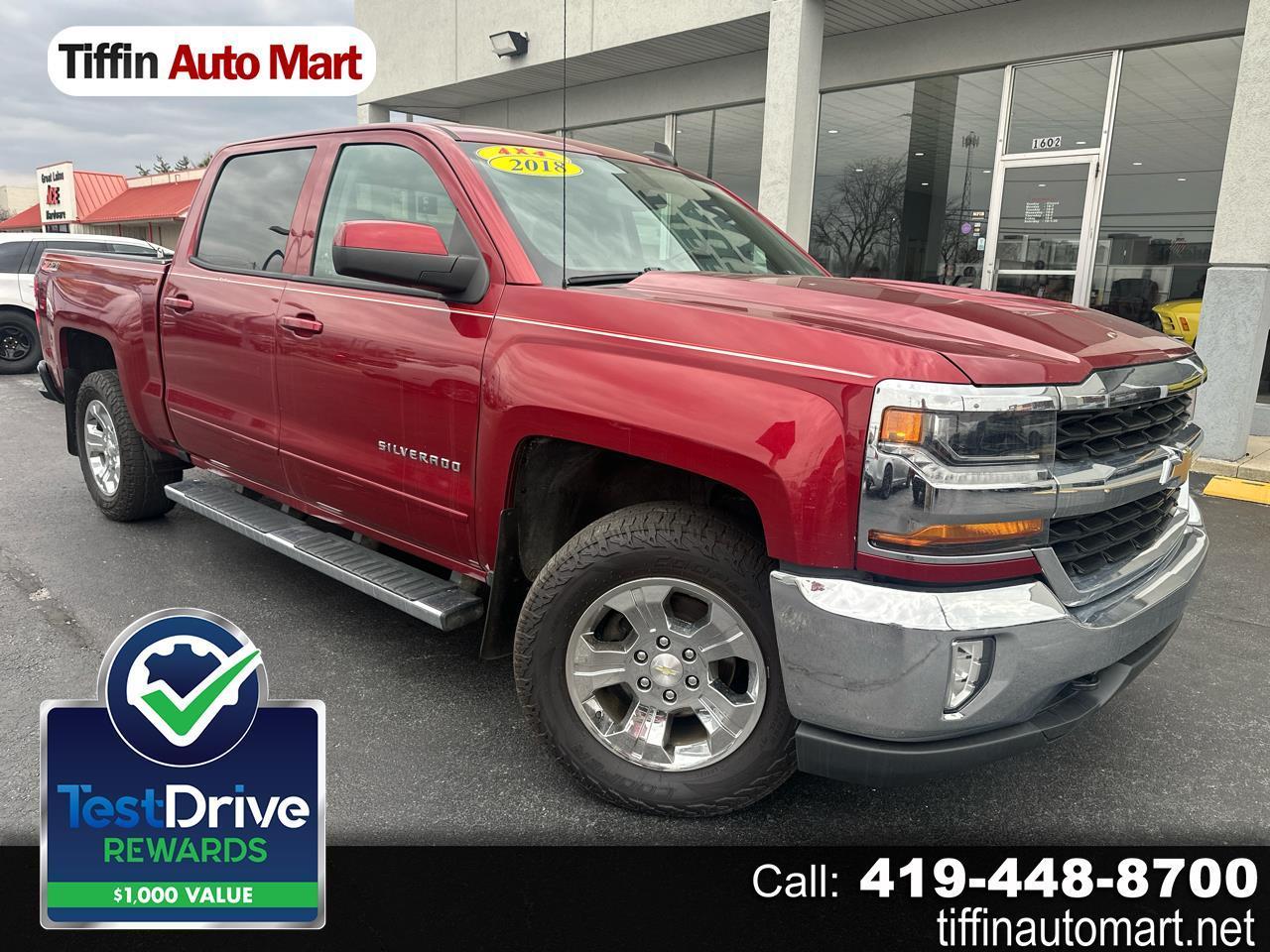 2018 Chevrolet Silverado 1500 4WD Crew Cab  LT