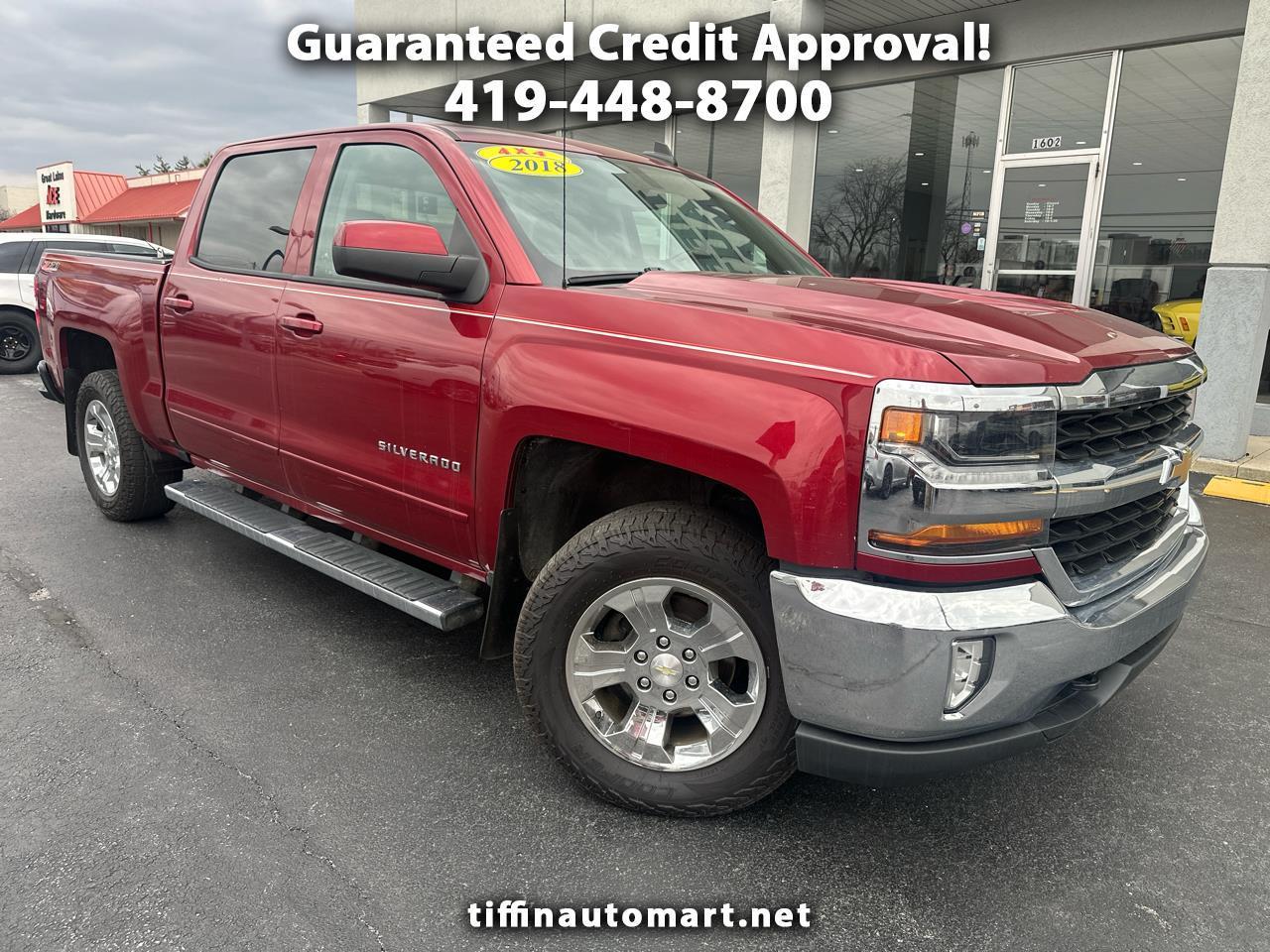 2018 Chevrolet Silverado 1500 4WD Crew Cab  LT