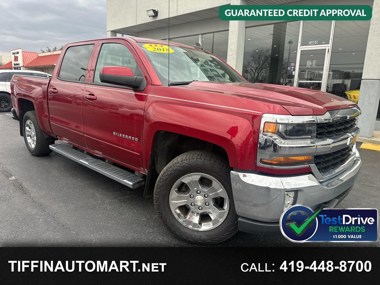 2018 Chevrolet Silverado 1500 4WD Crew Cab  LT