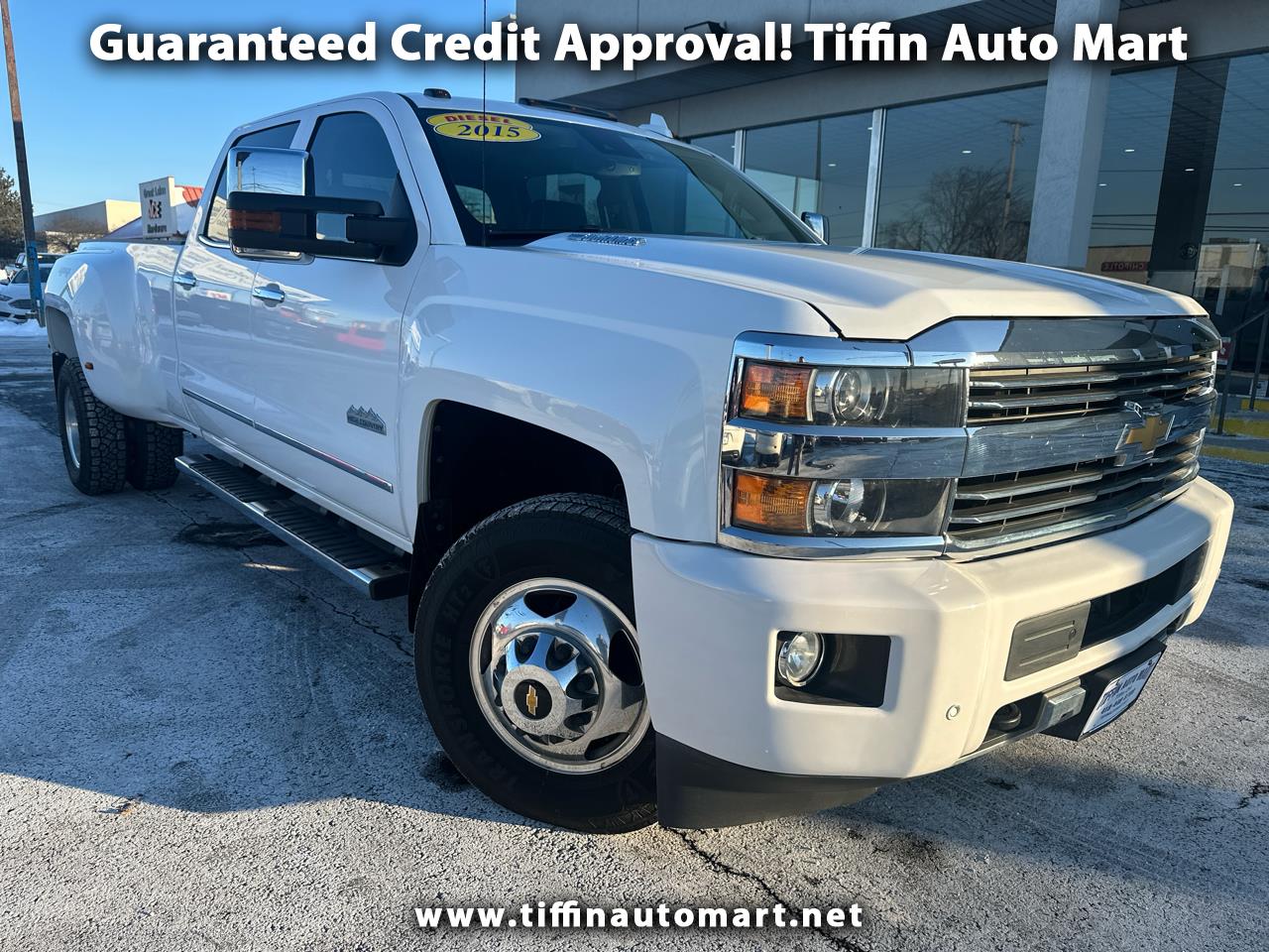 2015 Chevrolet Silverado 3500HD Built After Aug 14 4WD Crew Cab High Country Dually Diesel