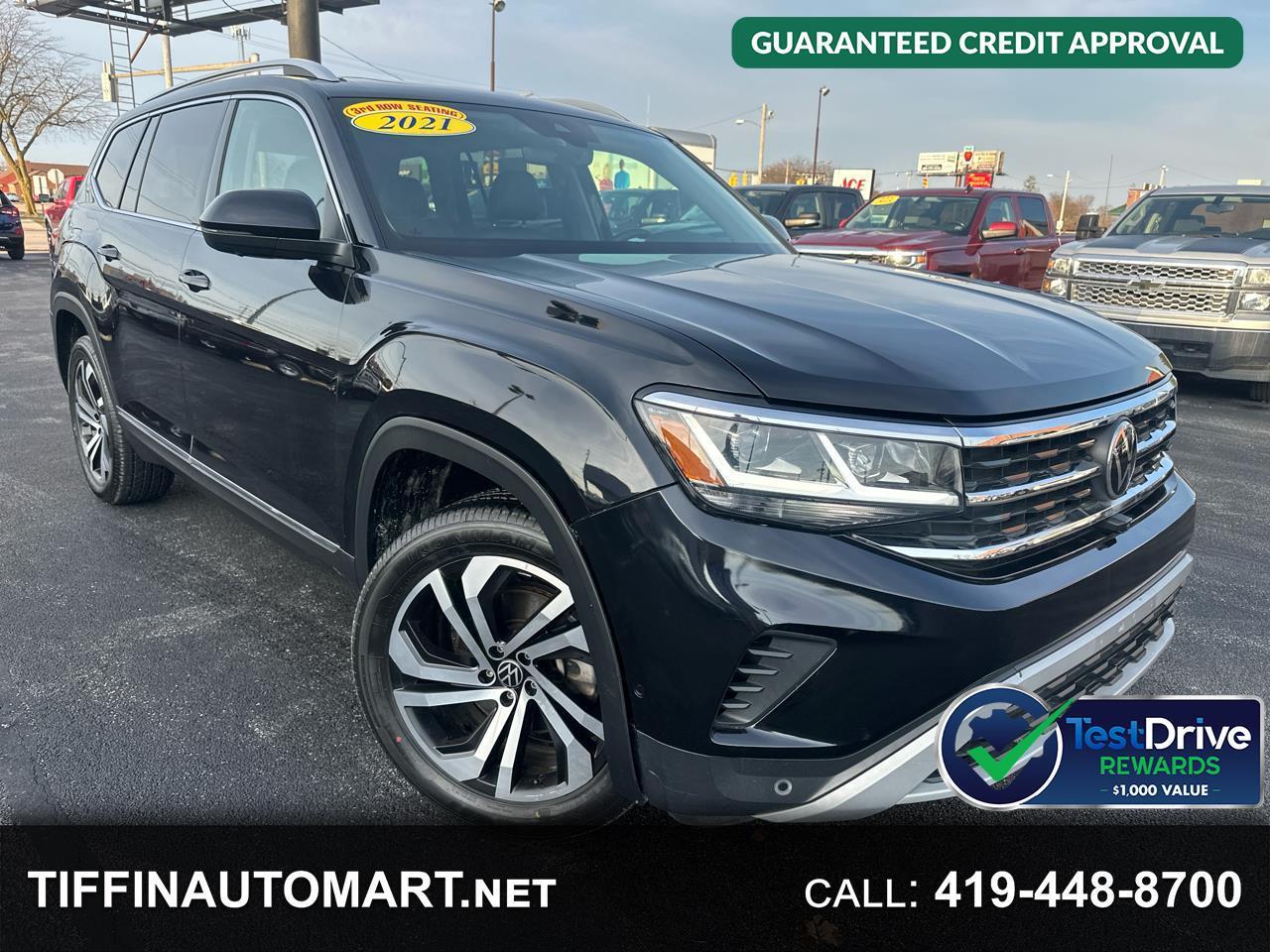 2021 Volkswagen Atlas 3.6L V6 SEL Premium 4 Wheel Drive* 3rd Row Seating