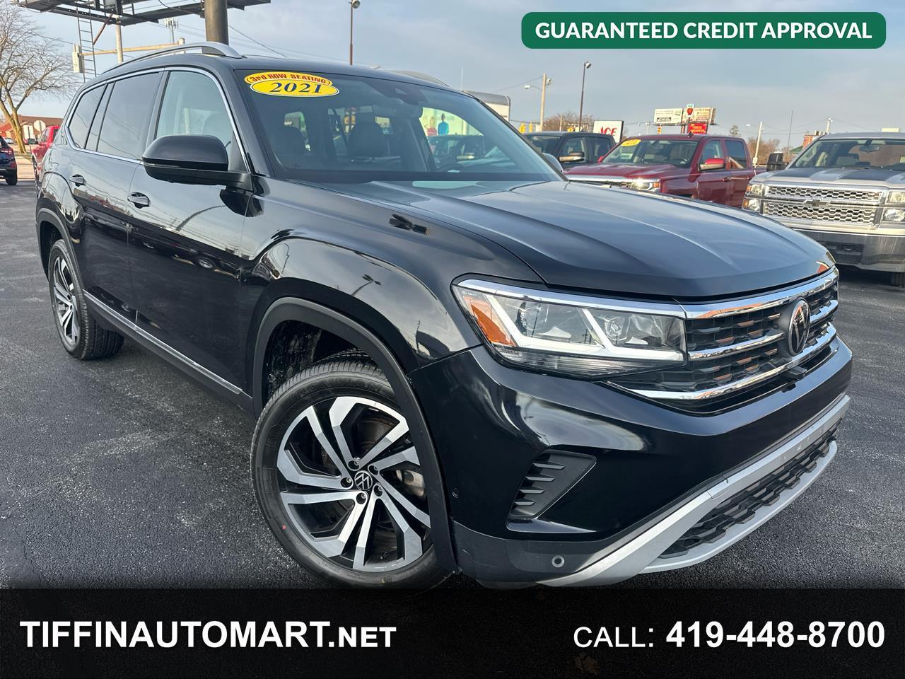 2021 Volkswagen Atlas 3.6L V6 SEL Premium 4 Wheel Drive* 3rd Row Seating