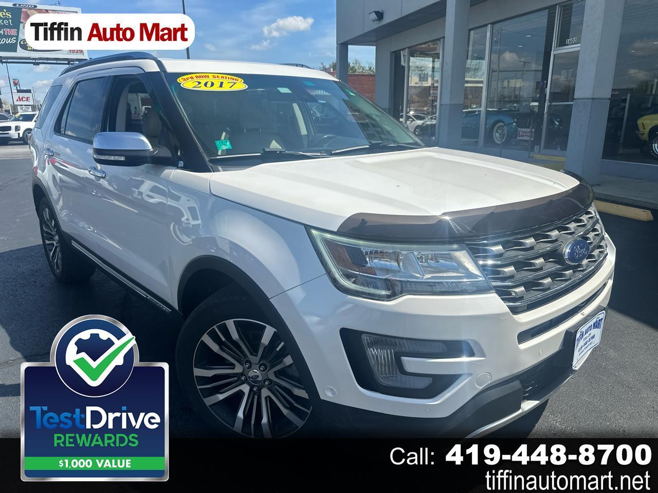 2017 Ford Explorer Platinum 4WD 3Rd Row Seating