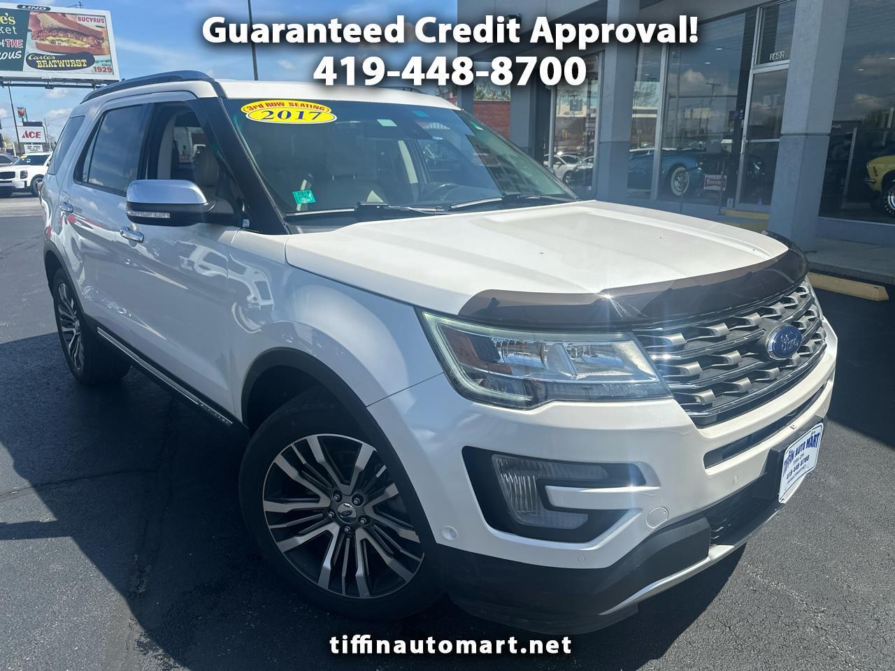 2017 Ford Explorer Platinum 4WD 3Rd Row Seating