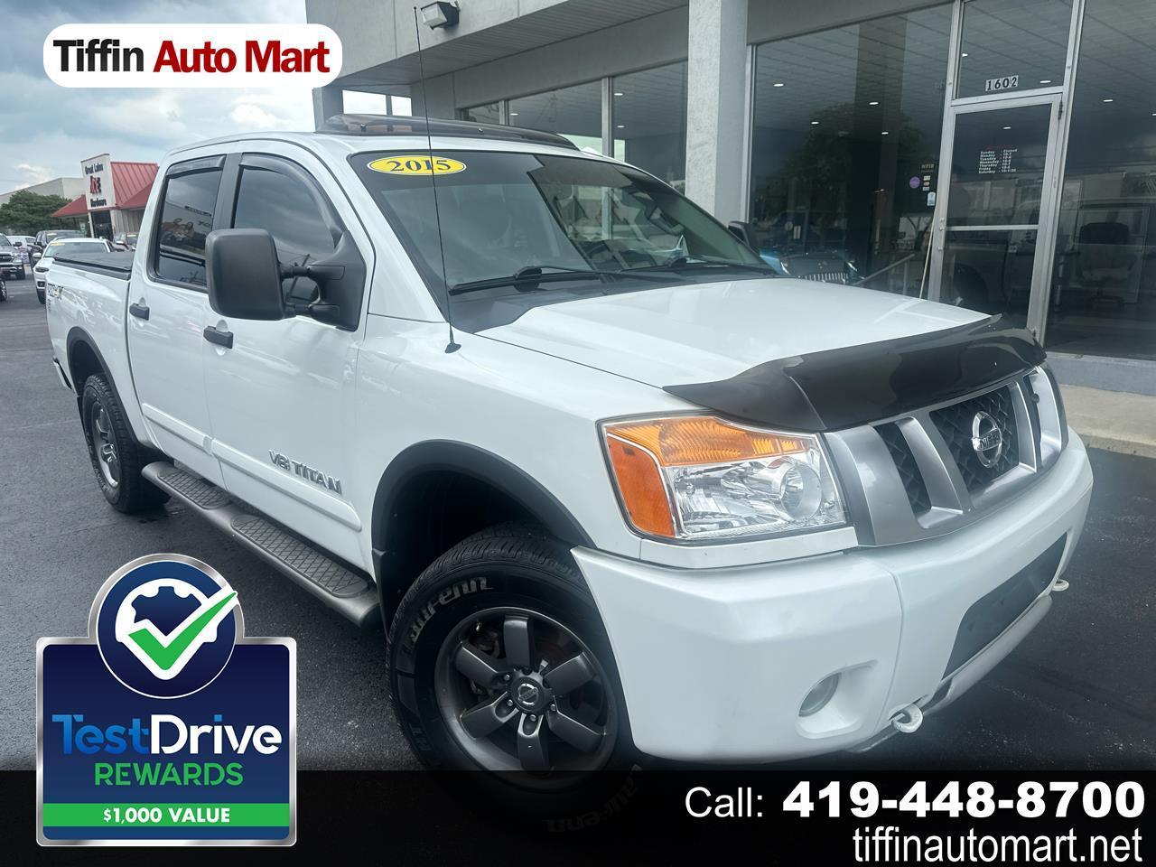 2015 Nissan Titan 4WD Crew Cab SWB SL