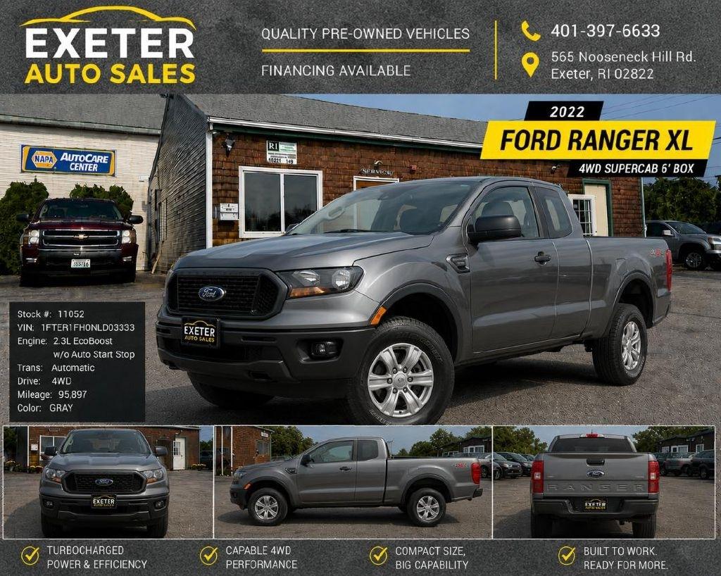 2022 Ford Ranger XL 4WD SuperCab 6' Box