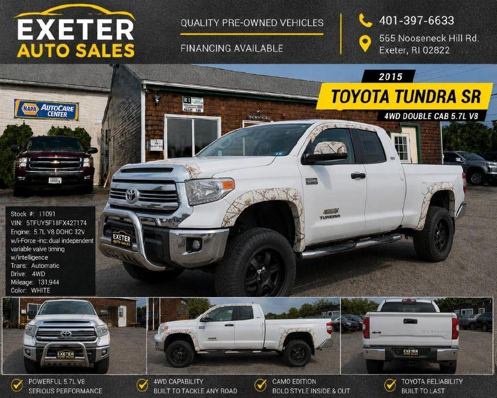 2015 Toyota Tundra 4WD Truck Double Cab 5.7L V8 6-Spd AT SR (Natl)
