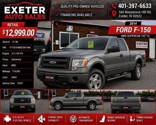 2014 Ford F-150 4WD SuperCab 145" XL