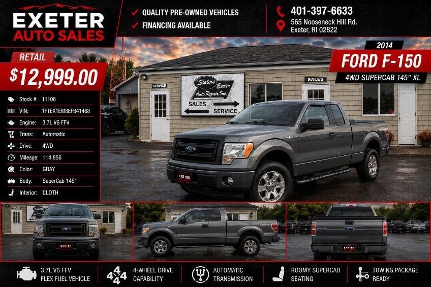 2014 Ford F-150 4WD SuperCab 145" XL