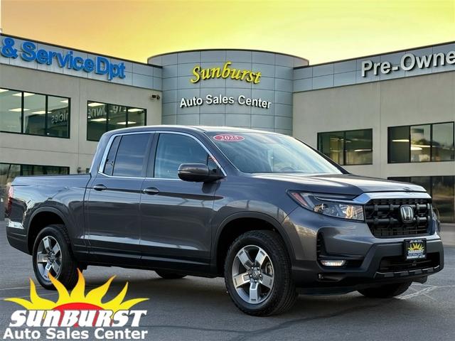Gray 2025 Honda Ridgeline RTL AWD Pickup Truck All-Wheel Drive Automatic