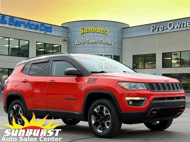 Orange 2018 Jeep Compass Trailhawk 4WD SUV / Crossover Four-Wheel Drive Automatic