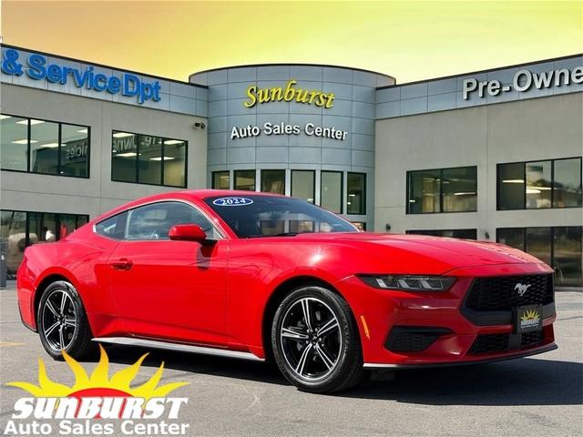 Red 2024 Ford Mustang EcoBoost Fastback RWD Coupe Rear-Wheel Drive Automatic