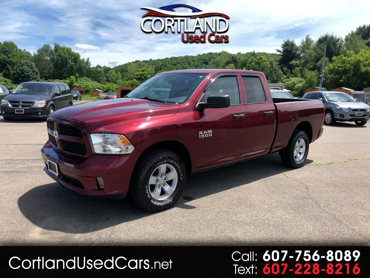 Used 2016 RAM 1500 4WD Quad Cab 140.5" Express for Sale in Cortland NY