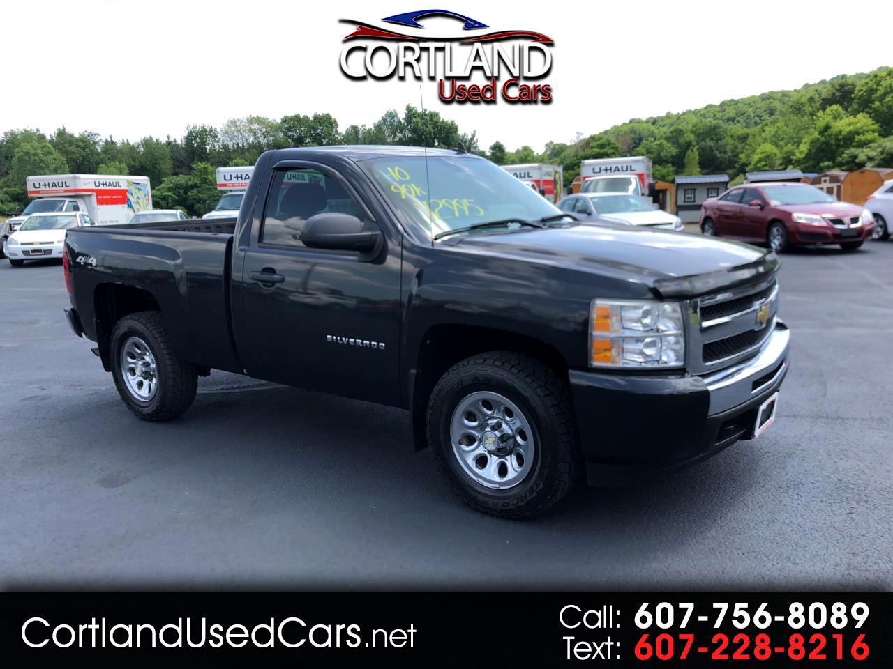 Used 2010 Chevrolet Silverado 1500 Work Truck Short Box 4WD for Sale in