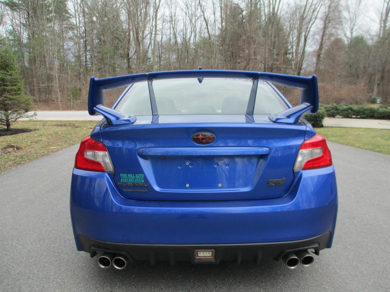 Subaru WRX STI Manual 2018