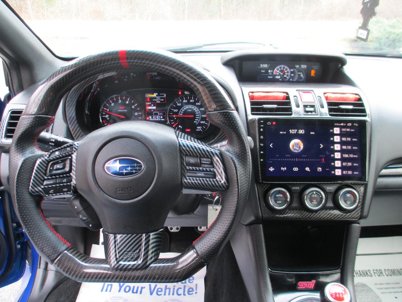 Subaru WRX STI Manual 2018