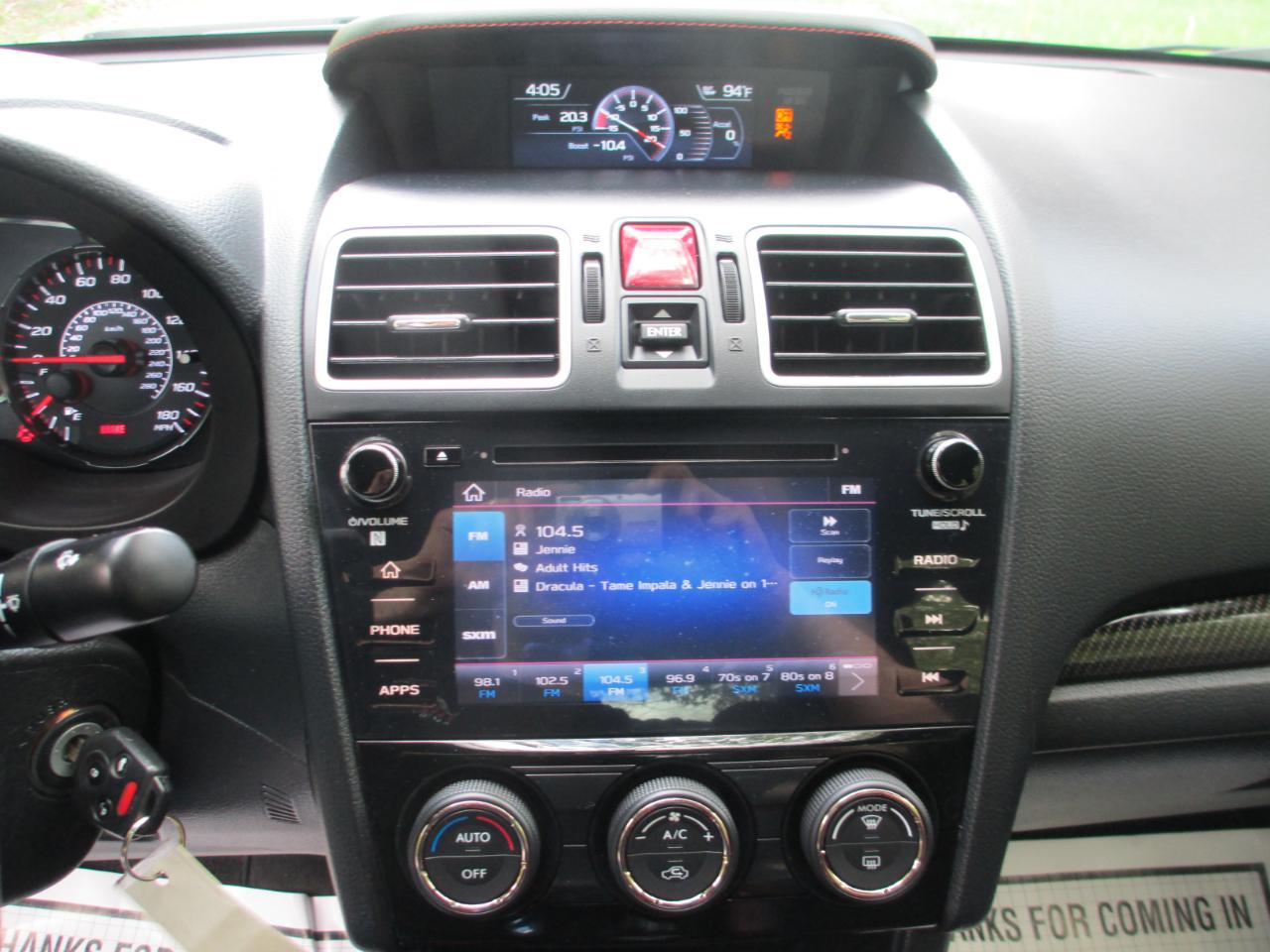Subaru WRX Premium Manual 2020