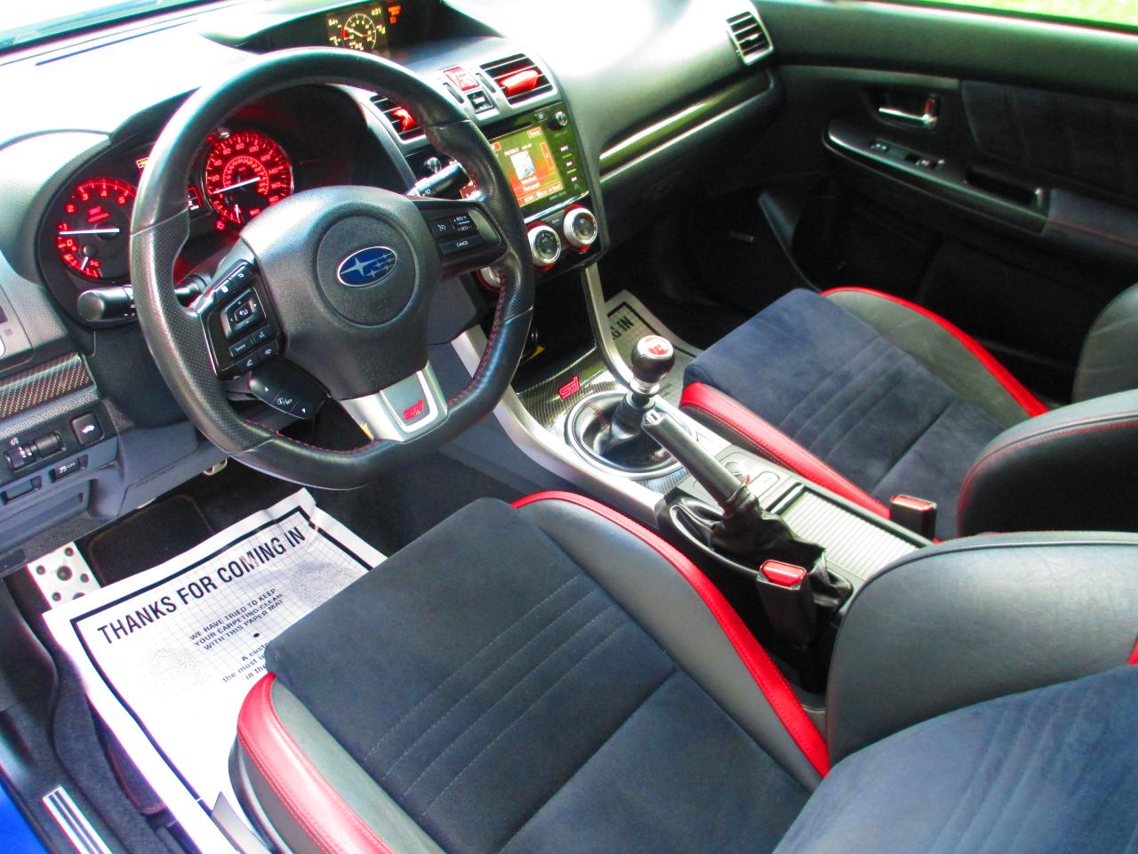 Subaru WRX STI Manual 2017
