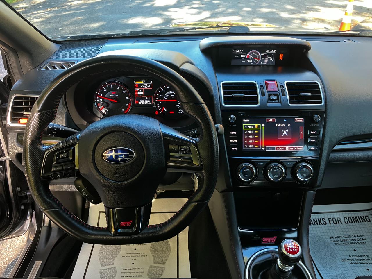 Subaru WRX STI Manual 2018