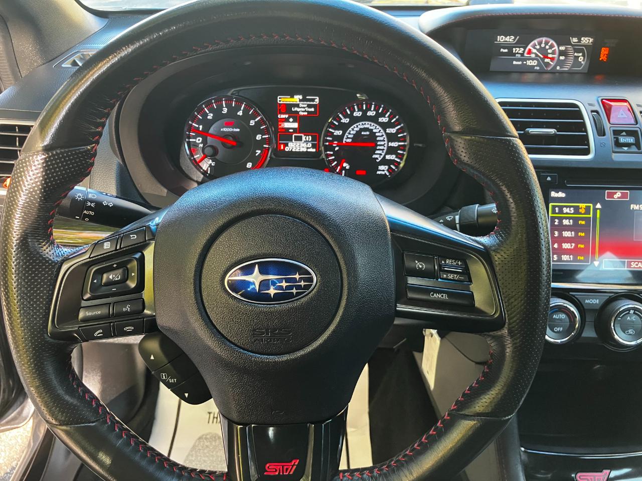 Subaru WRX STI Manual 2018