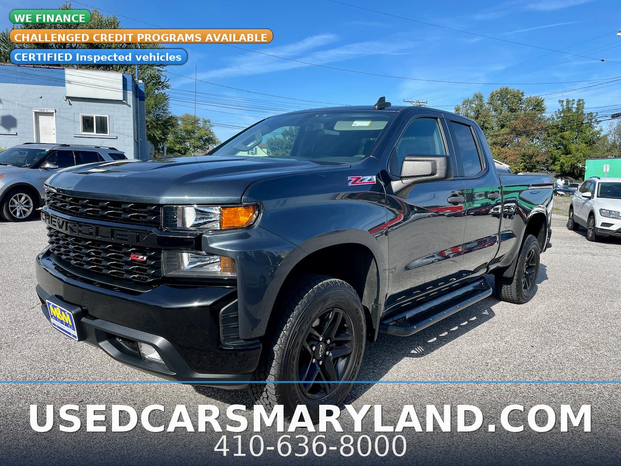 2019 Chevrolet Silverado 1500 4WD Double Cab 147" Custom Trail Boss