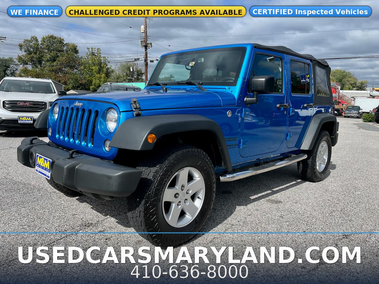 2016 Jeep Wrangler Unlimited 4WD 4dr Sport