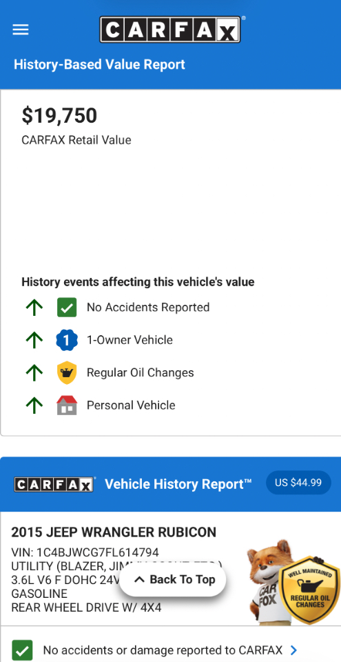 Jeep Wrangler 4WD 2dr Rubicon 2015