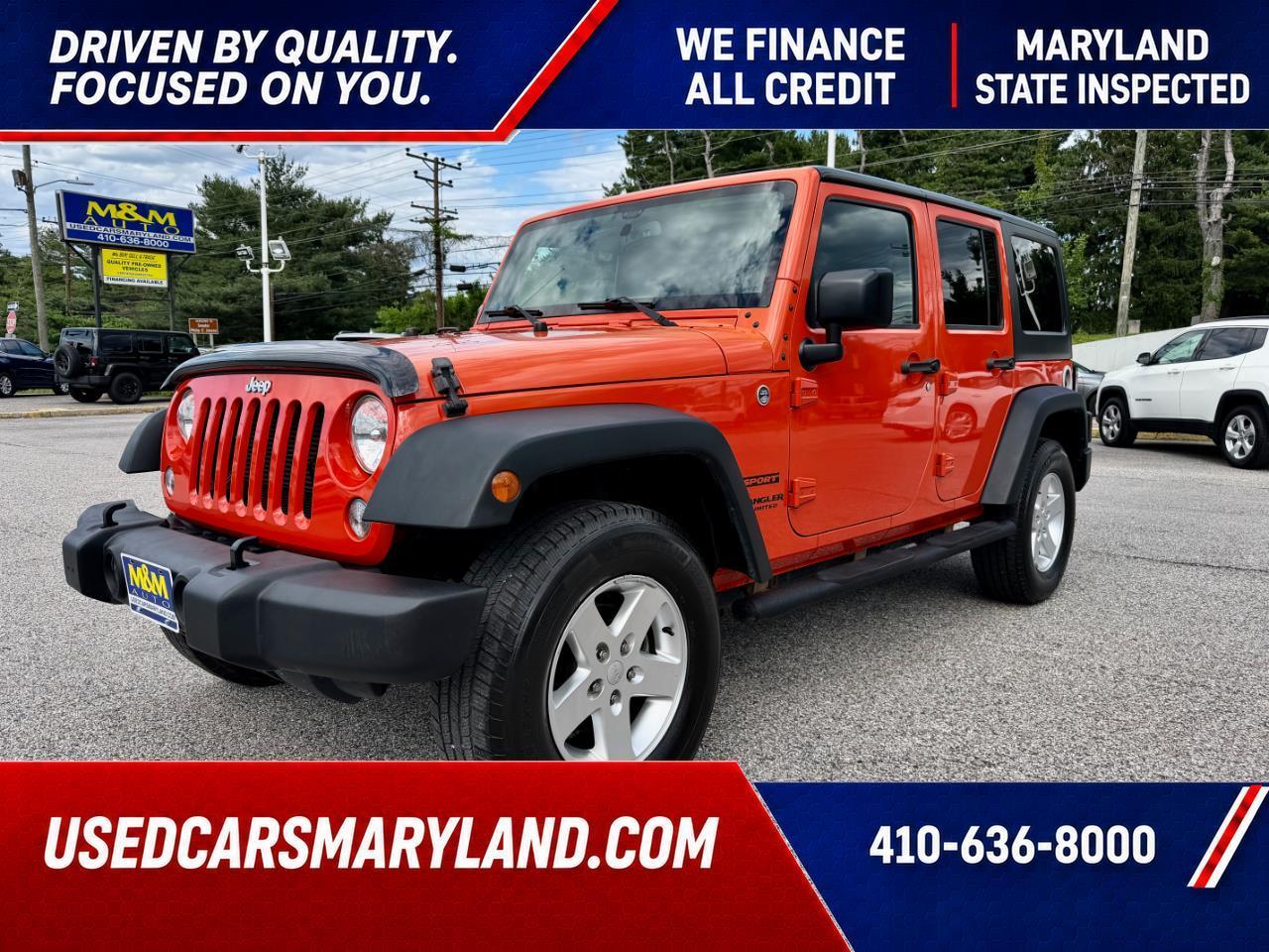 2015 Jeep Wrangler Unlimited 4WD 4dr Sport