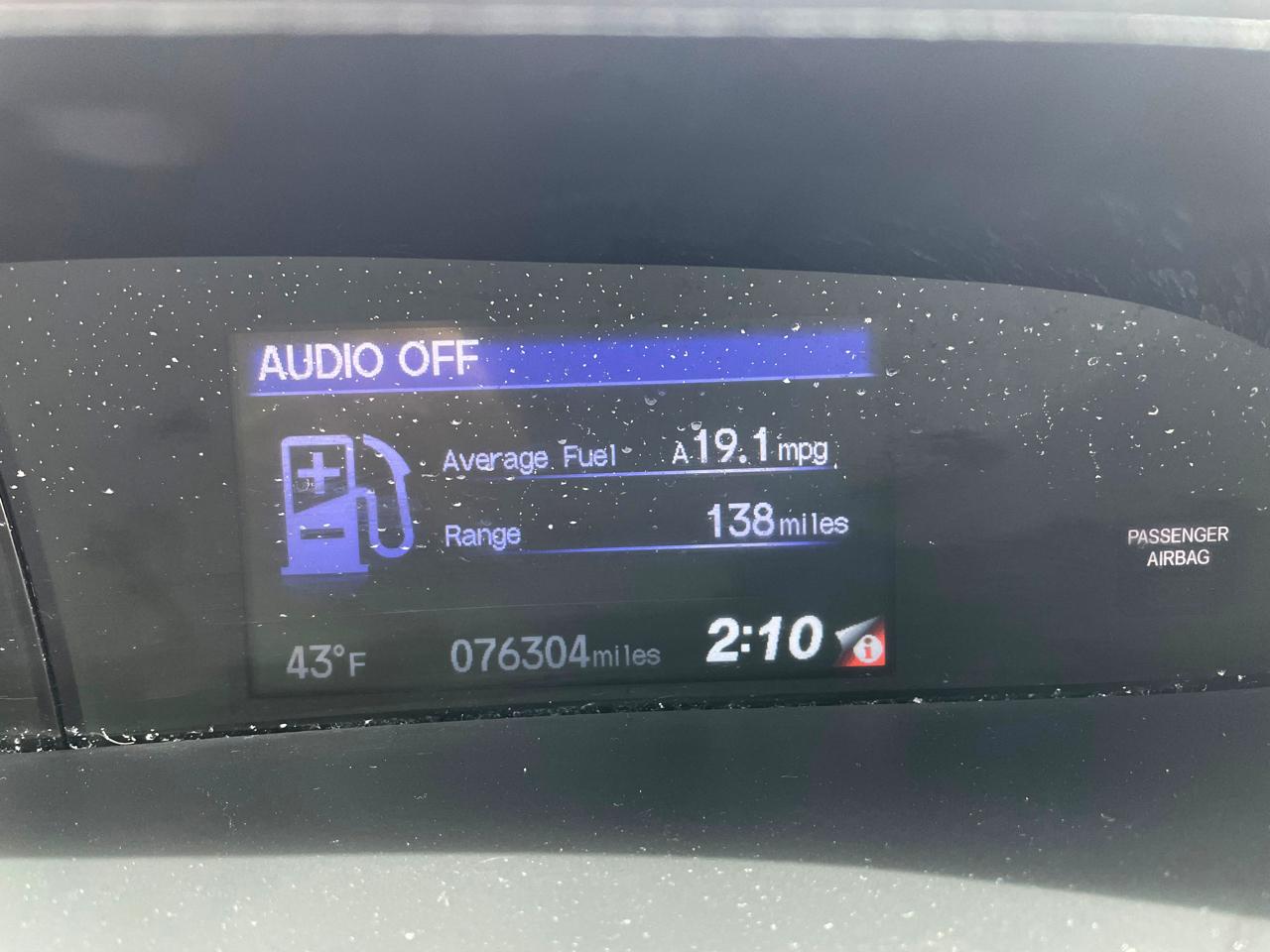 Honda Civic EX Sedan CVT 2014