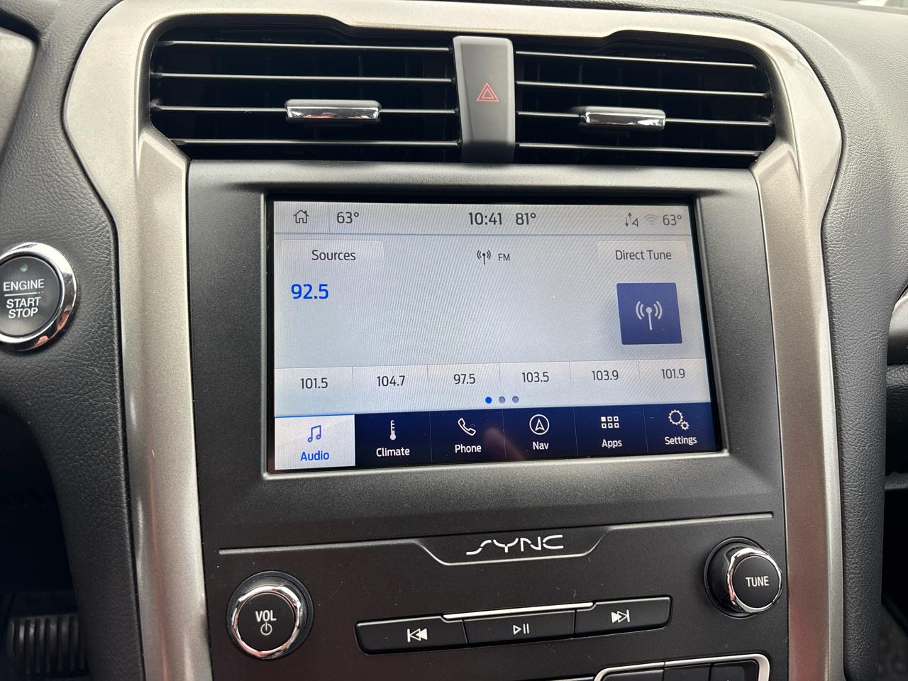 Ford Fusion SE 2019