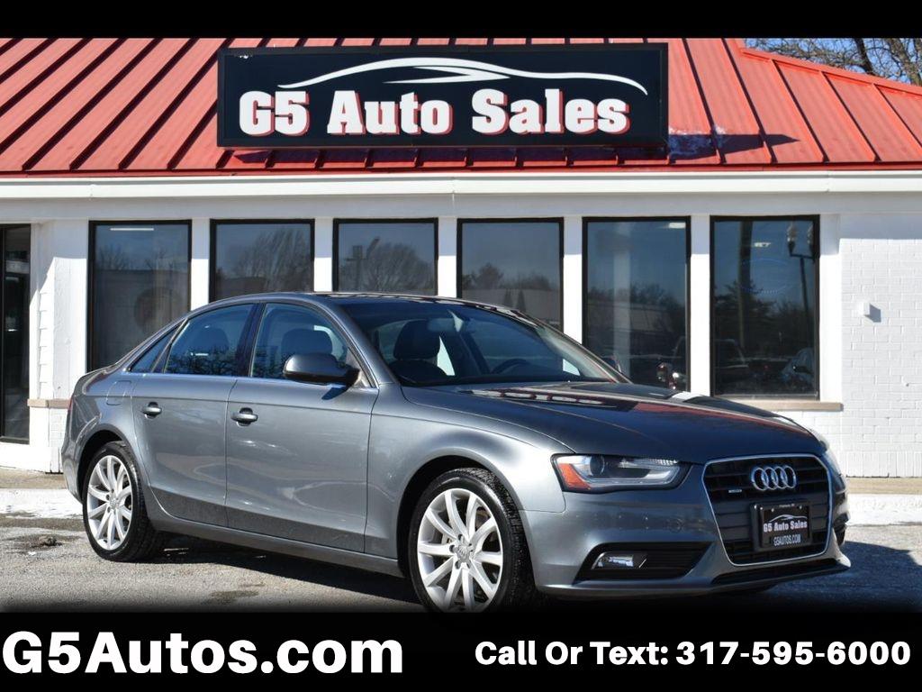 2013 Audi A4 2.0T Premium Plus quattro Sedan AWD 8A