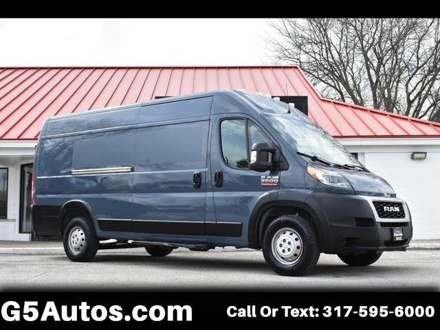 Patriot Blue Pearlcoat 2020 RAM ProMaster 3500 159 High Roof Extended Cargo Van FWD Van Front-Wheel Drive 6-Speed Automatic